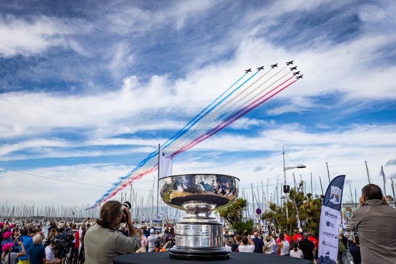 Patrouille de France Air Show for Rolex Fastnet Race finish