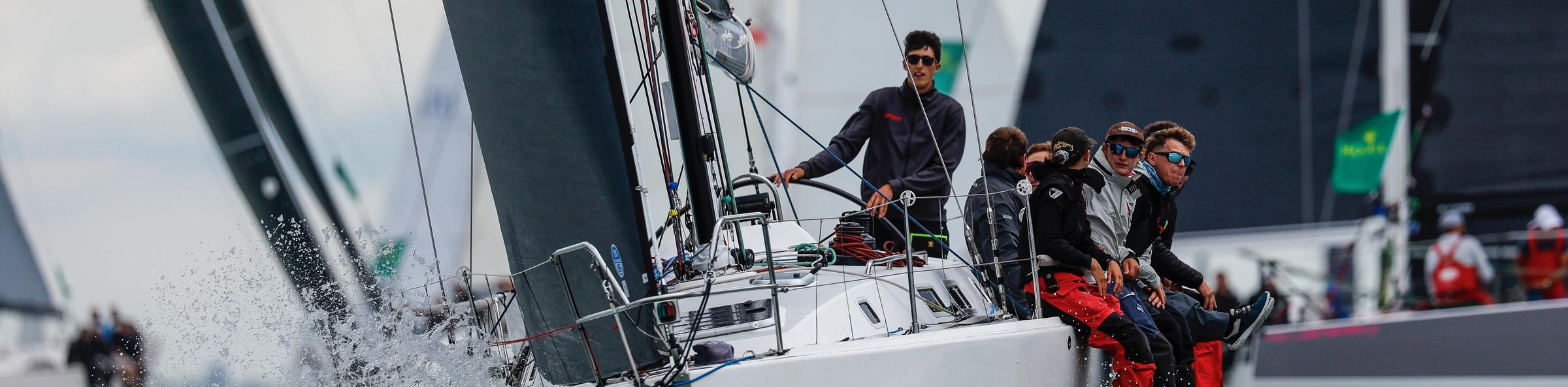 Corazon's skipper Lawrence Herbert won the Duncan Munro Kerr Trophy for Skipper aged between 18-30 © Paul Wyeth/RORC