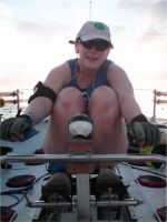 Record holding ocean rower, Elin Haf Davies 