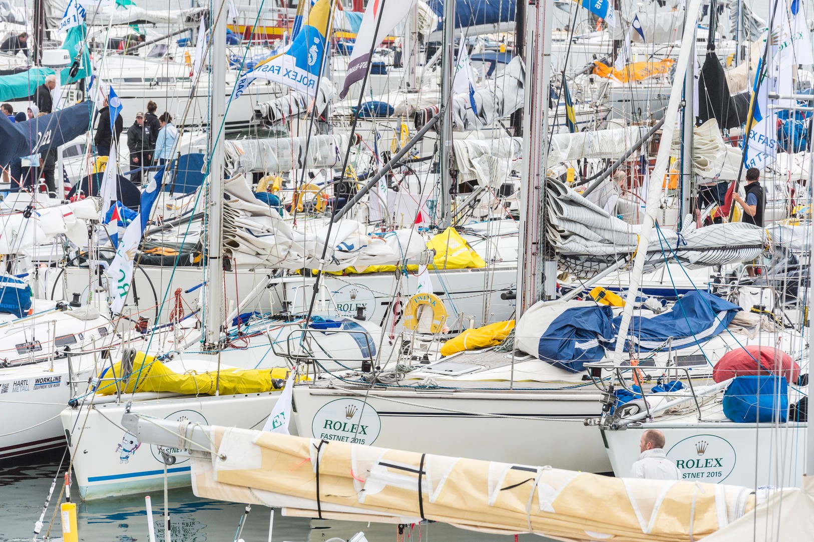 Yachts from all over the world will be descending on Plymouth for the Rolex Fastnet Race © Rolex/Kurt Arrigo