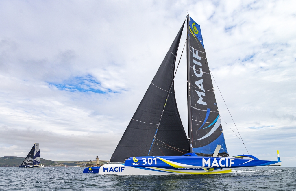 MACIF match racing Edmond de Rothschild over the finish line © Carlo Borlenghi/Rolex