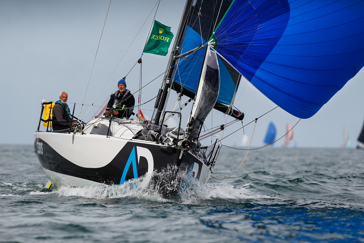 Ludovic Menahes and David le Goff led for the first three quarters of the race on Raphael © Paul Wyeth/pwpictures.com