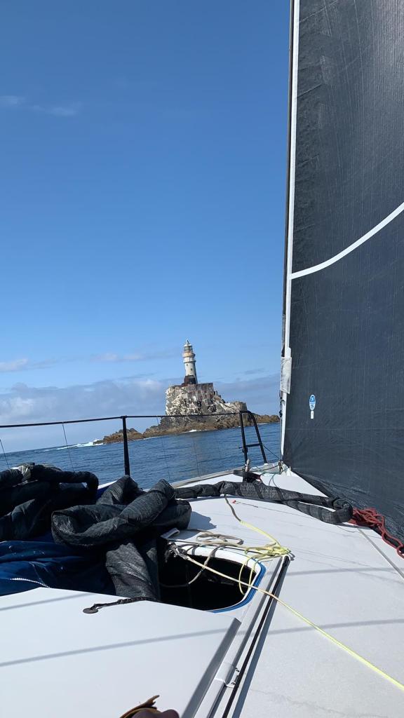 Tala at the Fastnet Rock