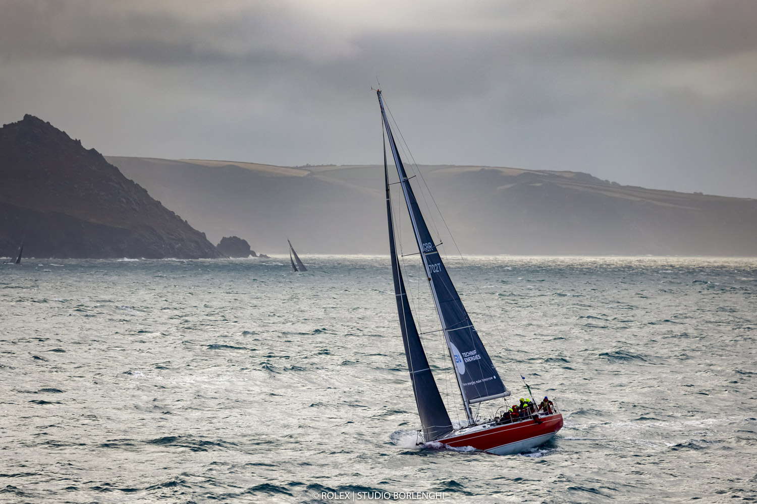 Ross Applebey's Lightwave 48 Scarlet Oyster sailing in IRC Two © Carlo Borlenghi/Rolex