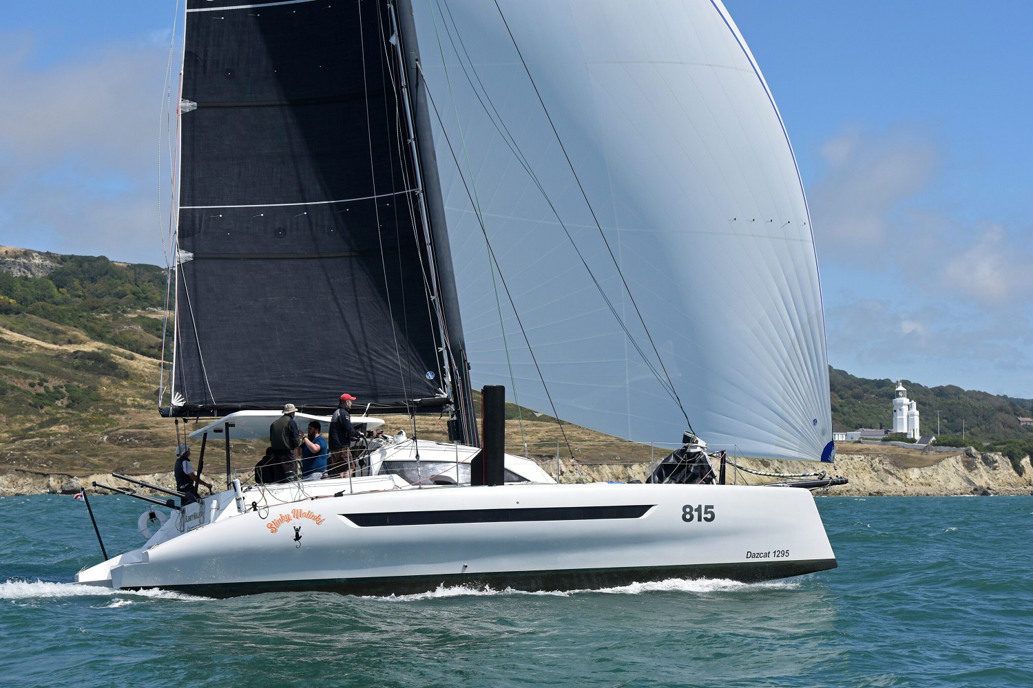 This is James Holder's fourth season and second Rolex Fastnet Race aboard his 42ft Dazcat 1295 Slinky Malinki © Rick Tomlinson/https://www.rick-tomlinson.com