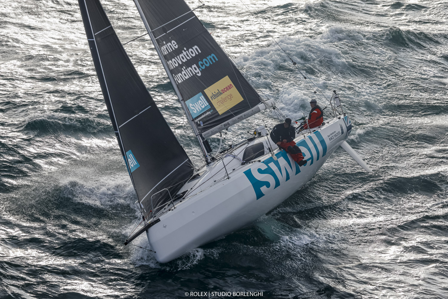 Swell, the Sun Fast 3300 sailed by Henry Bomby and Shirley Robertson ©  Carlo Borlenghi/ROLEX
