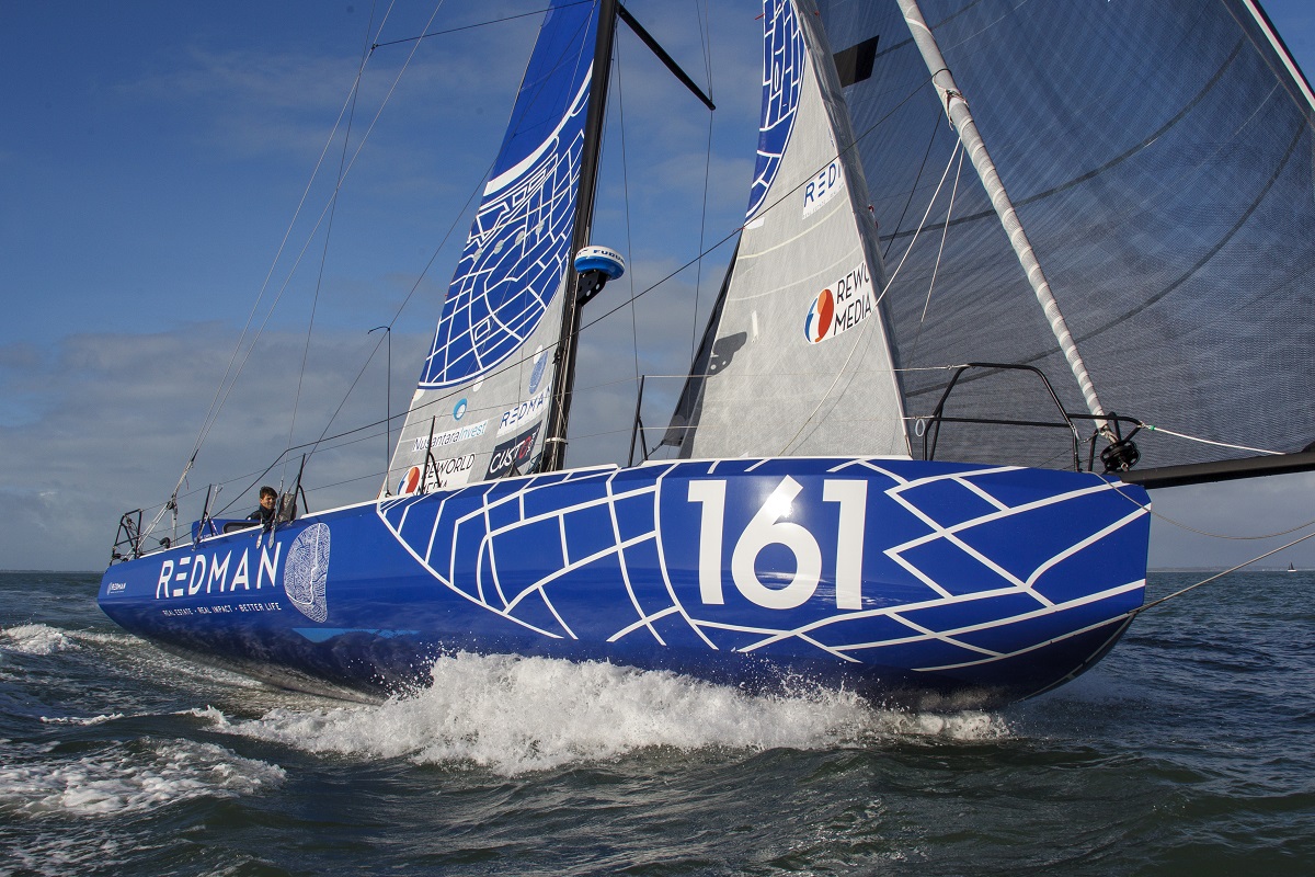 Antoine Carpentier has a supreme pedigree in the Rolex Fastnet Race aboard Géry Trentesaux's various Courriers, including winning overall on Courrier Du Leon in 2015. However this year Trentesaux is racing on Carpentier's Mach 40.4, named Courrier Redman. © Alexis Courcoux /AC Sailing Fafa Pictures/AC Sailing