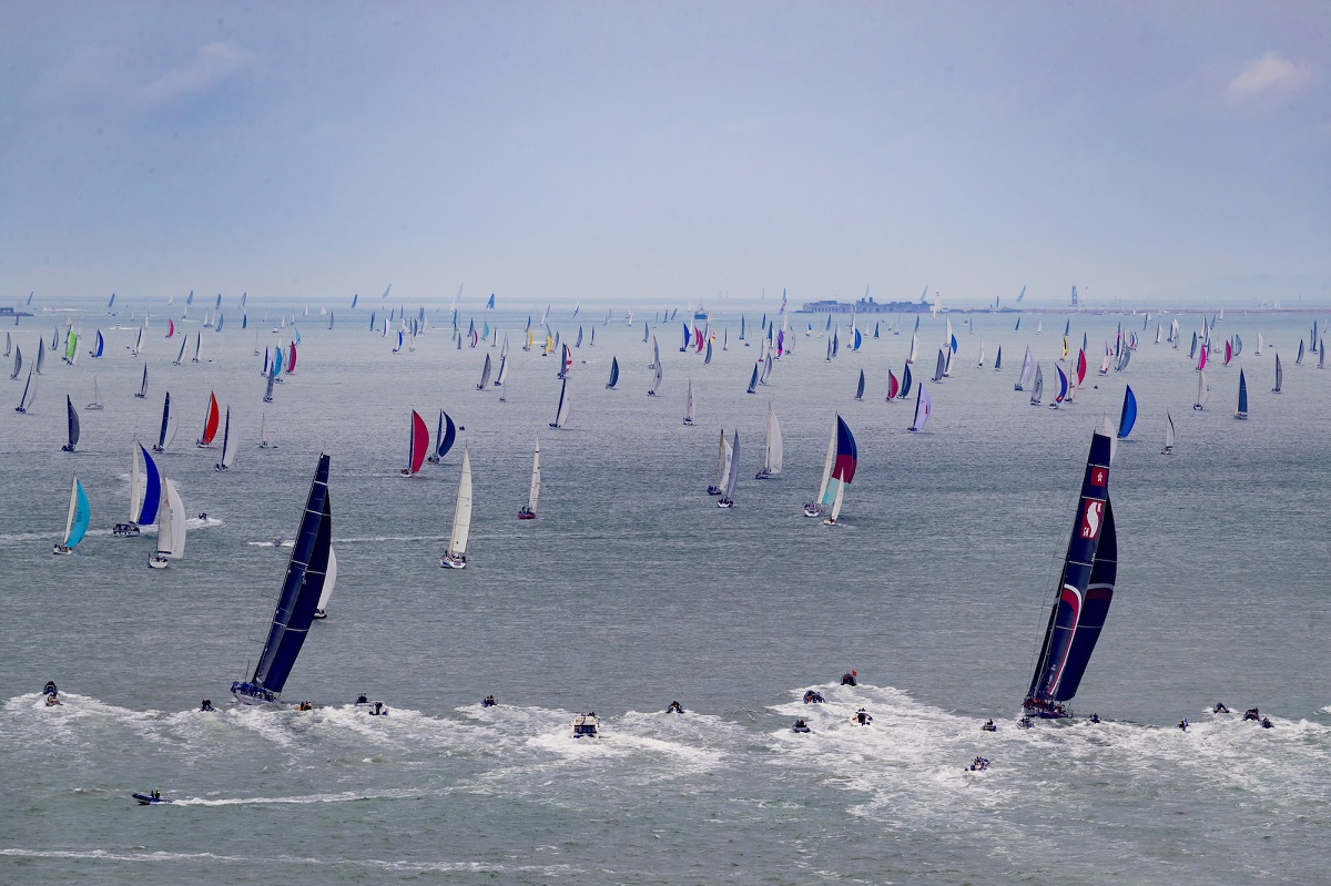 Another bumper year looks set as entries opened and registrations hit record numbers for the 49th Rolex Fastnet Race  A massive fleet make their way out of the Solent in the 2019 Rolex Fastnet Race © Carlo Borlenghi/ROLEX