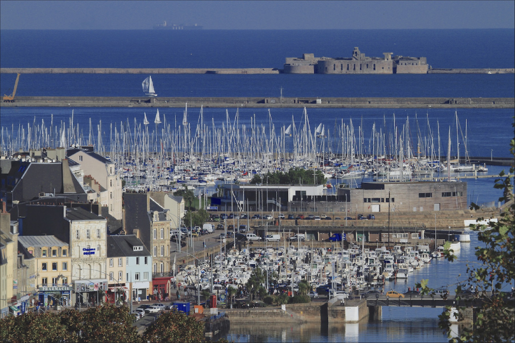 Cherbourg’s Port Chantereyne will host the Rolex Fastnet Race fleet © JM enault ville de Cherbourg en Cotentin  