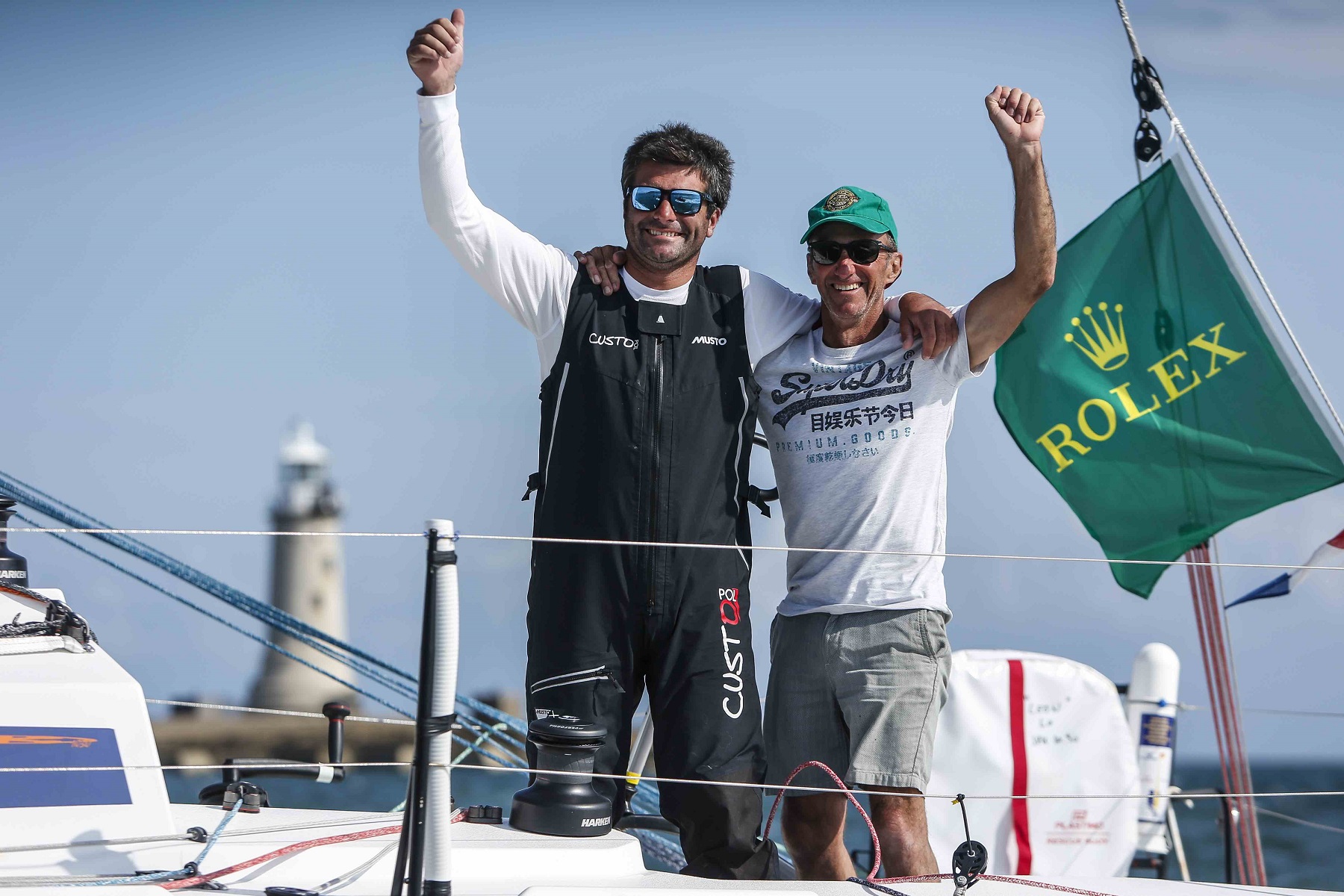 Defending their 2019 Rolex Fastnet Race IRC Two Handed title - Alexis Loison and Jean Pierre Kelbert on JPK 10.30 Léon  © Paul Wyeth/pwpictures.com