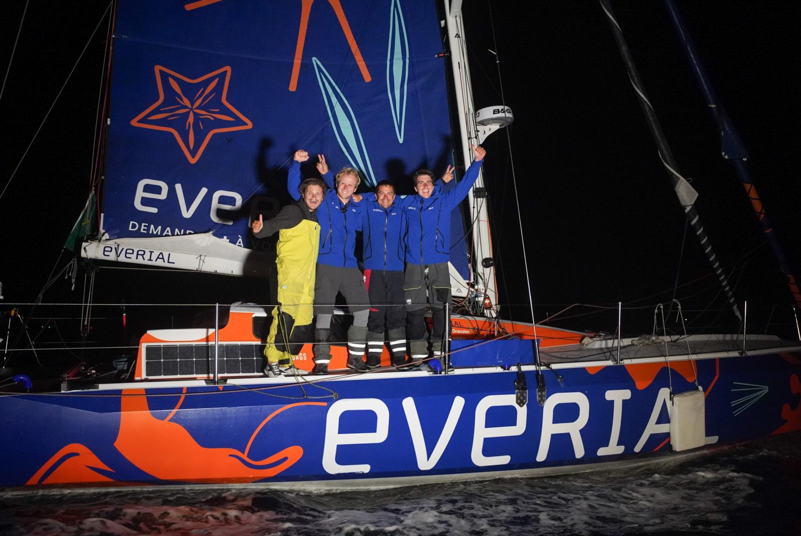 After an intense contest it was eventually Erwan Le Draoulec’s Everial, a 2022 vintage Verdier-designed Pogo S4, that prevailed © Nicolas Touzé / Arrivée Fastnet Cherbourg