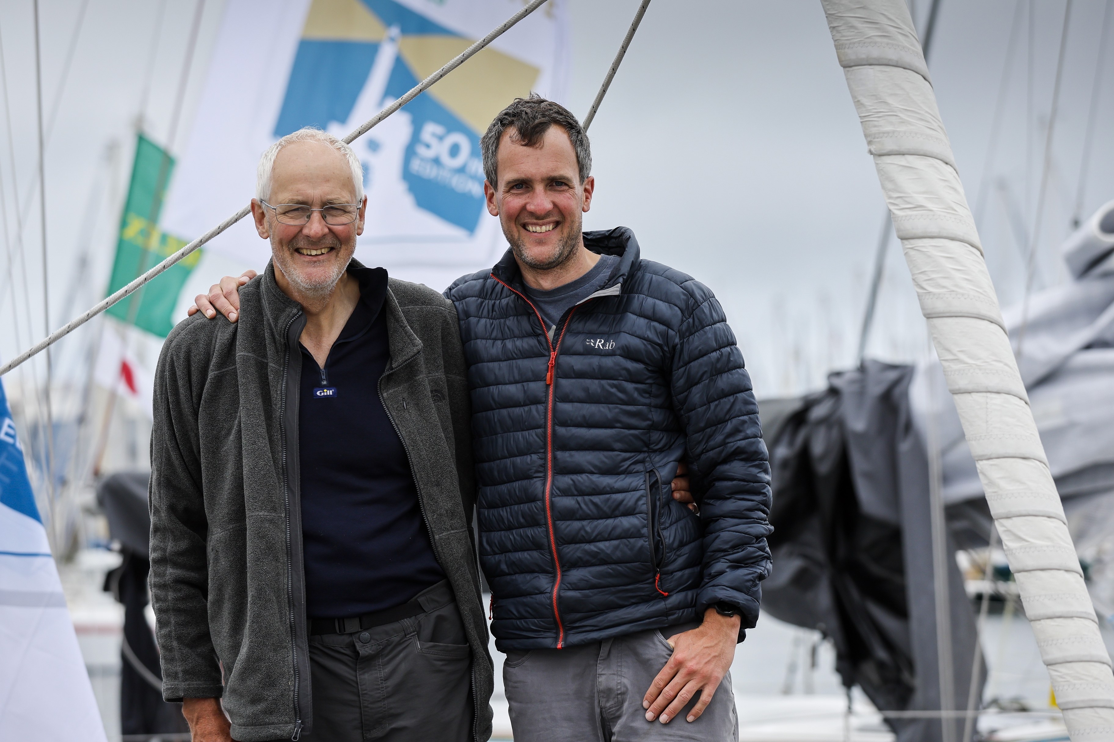 Henry and Ed Clay, father and son, on board Flycatcher of Yar, one of only six Contessa 38s ever built © Paul Wyeth/www.pwpictures.com