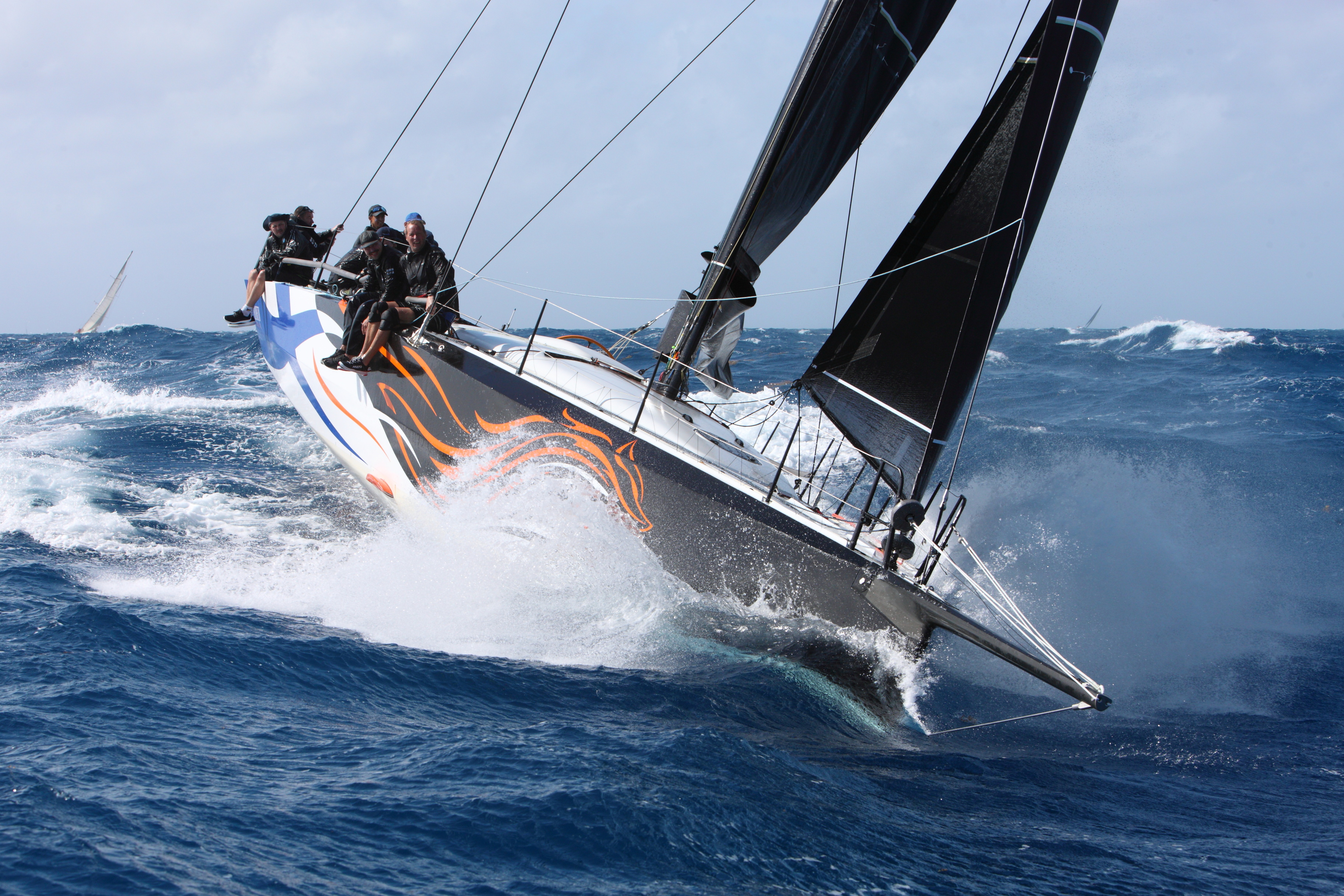 The crew of Tulikettu are looking forward to showing their new boat's full potential © Tim Wright