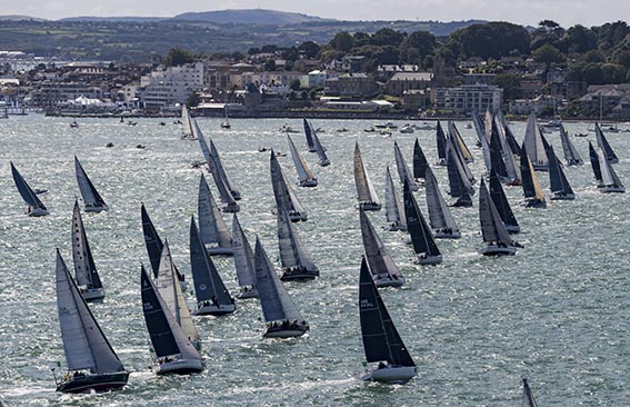 83 starters in IRC 3 made for a spectacular sight © Rolex/Carlo Borlenghi