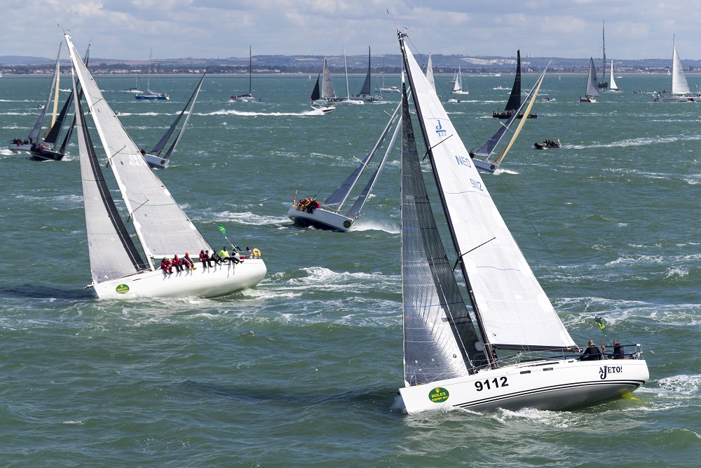 Ajeto! the Dutch two-hander that is second in the Two-Handed Class. Credit: ROLEX/Carlo Borlenghi