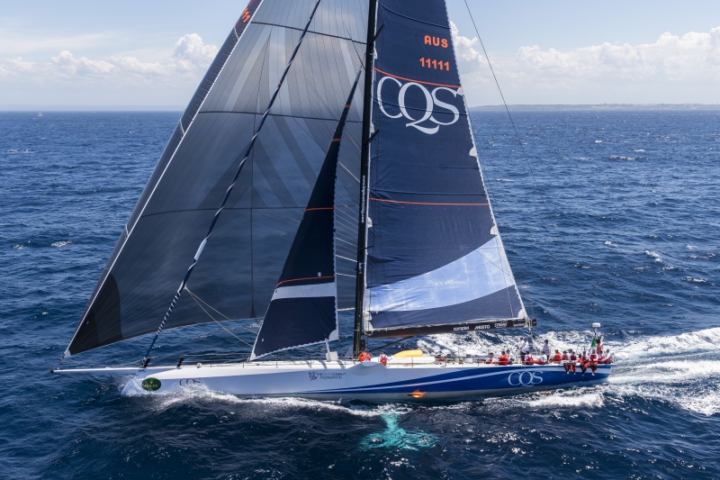 Ludde Ingvall still holds the double record set 22 years ago in the Rolex Fastnet Race, taking both line honours and handicap victory. He's back this year with the 100ft DSS foiling CQS © Andrea Francolini