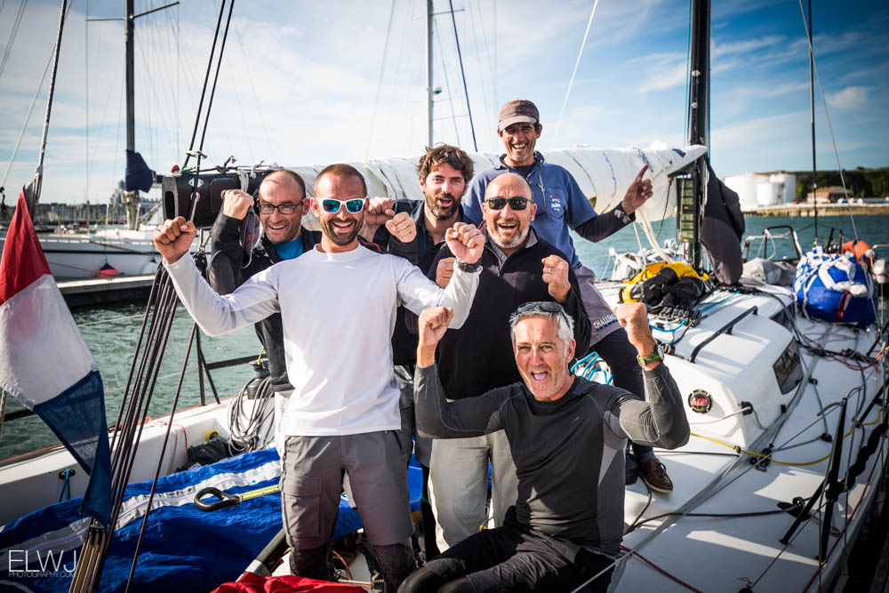 Arnaud Delamare and Eric Mordret's French JPK 10.80 Dream Pearls  leading IRC Three © ELWJ Photography