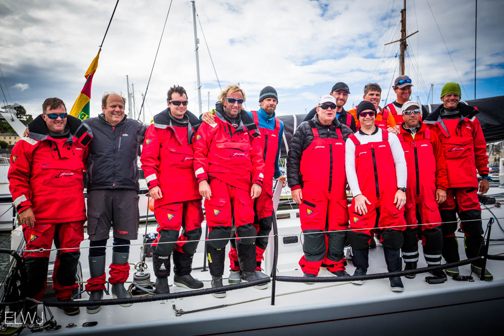 Privateer, Ron O'Hanley's Cookson 50, currently sits in first place in IRC Overall. Credit: ELJW Photography/RORC