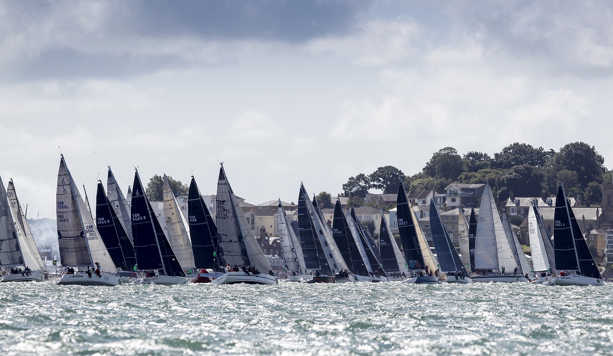 80 starters in IRC Three make it one of the largest classes taking part in the race. Credit: Paul Wyeth