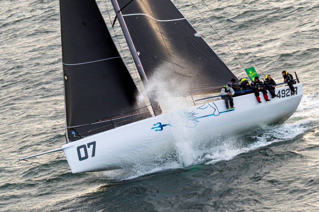James Neville's HH42 Ino XXX carves through the Celtic Sea © Carlo Borlenghi/Rolex