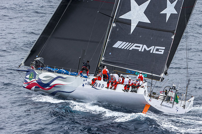 Wizard, the VO70 owned by David and Peter Askew and racing in IRC Zero