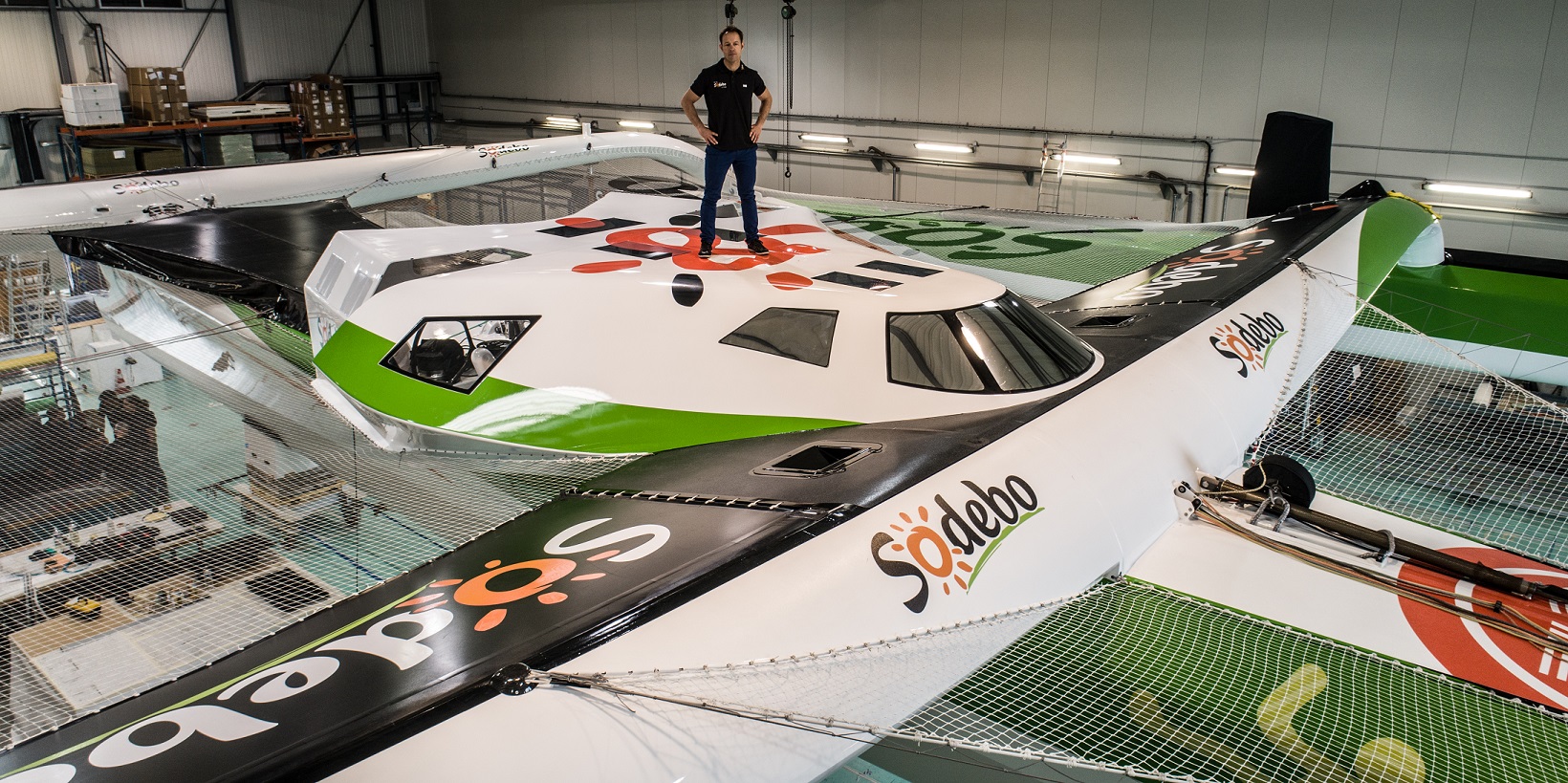The Rolex Fastnet Race starting from Cowes, UK on Saturday 3 August will give Thomas Coville a chance to test his new Sodebo Ultim 3 © Sodebo