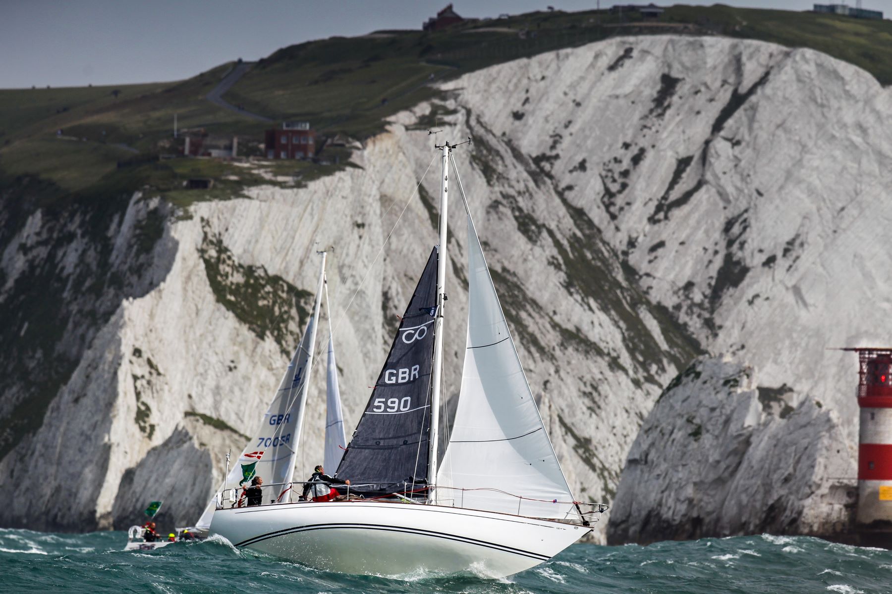 Contessa 32, Colemere, sailed by Rob Windsor is making its way round the course © Paul Wyeth/pwpictures.com
