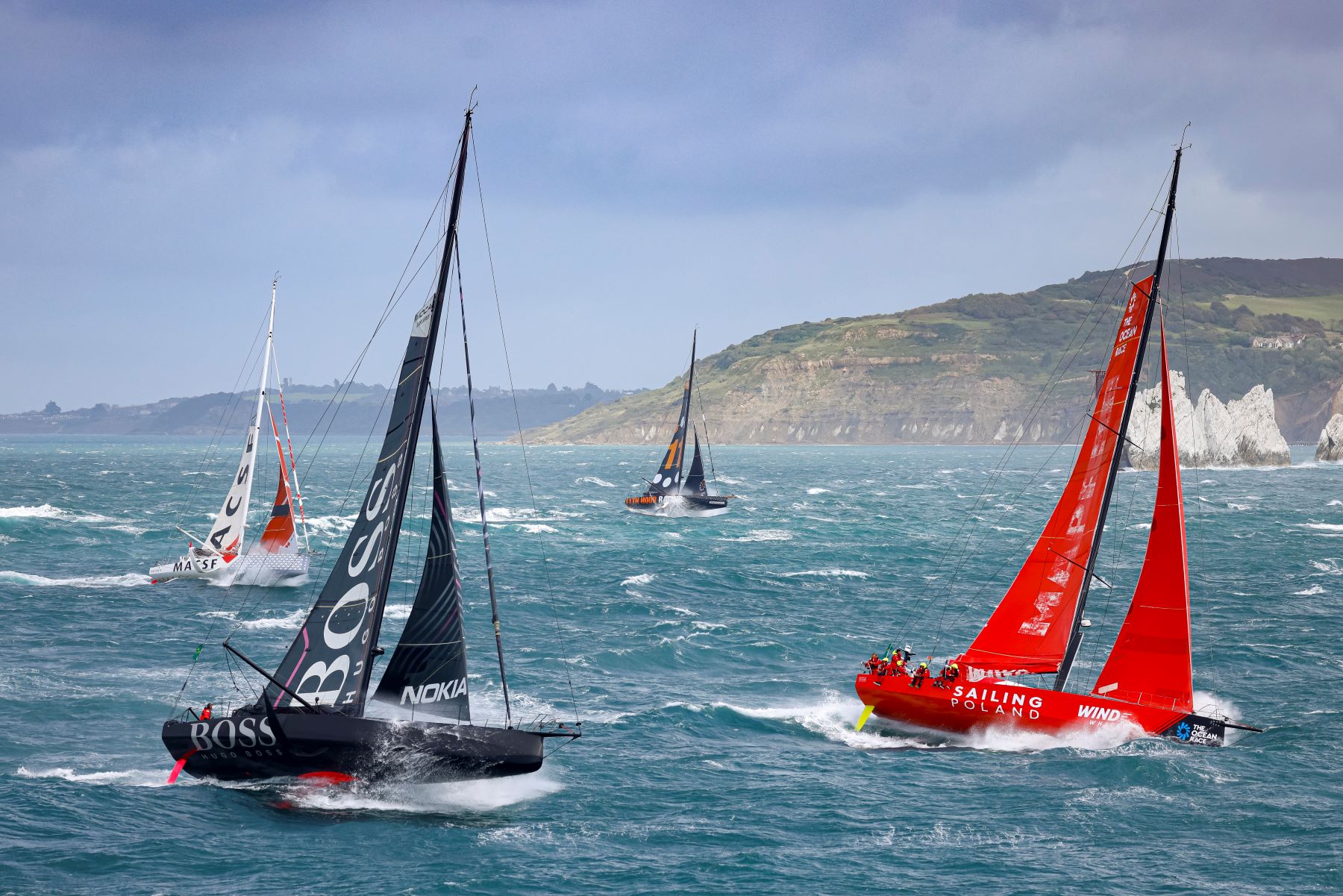 VO65 Sailing Poland is skippered by Bouwe Bekking. © Carlo Borlenghi/Rolex