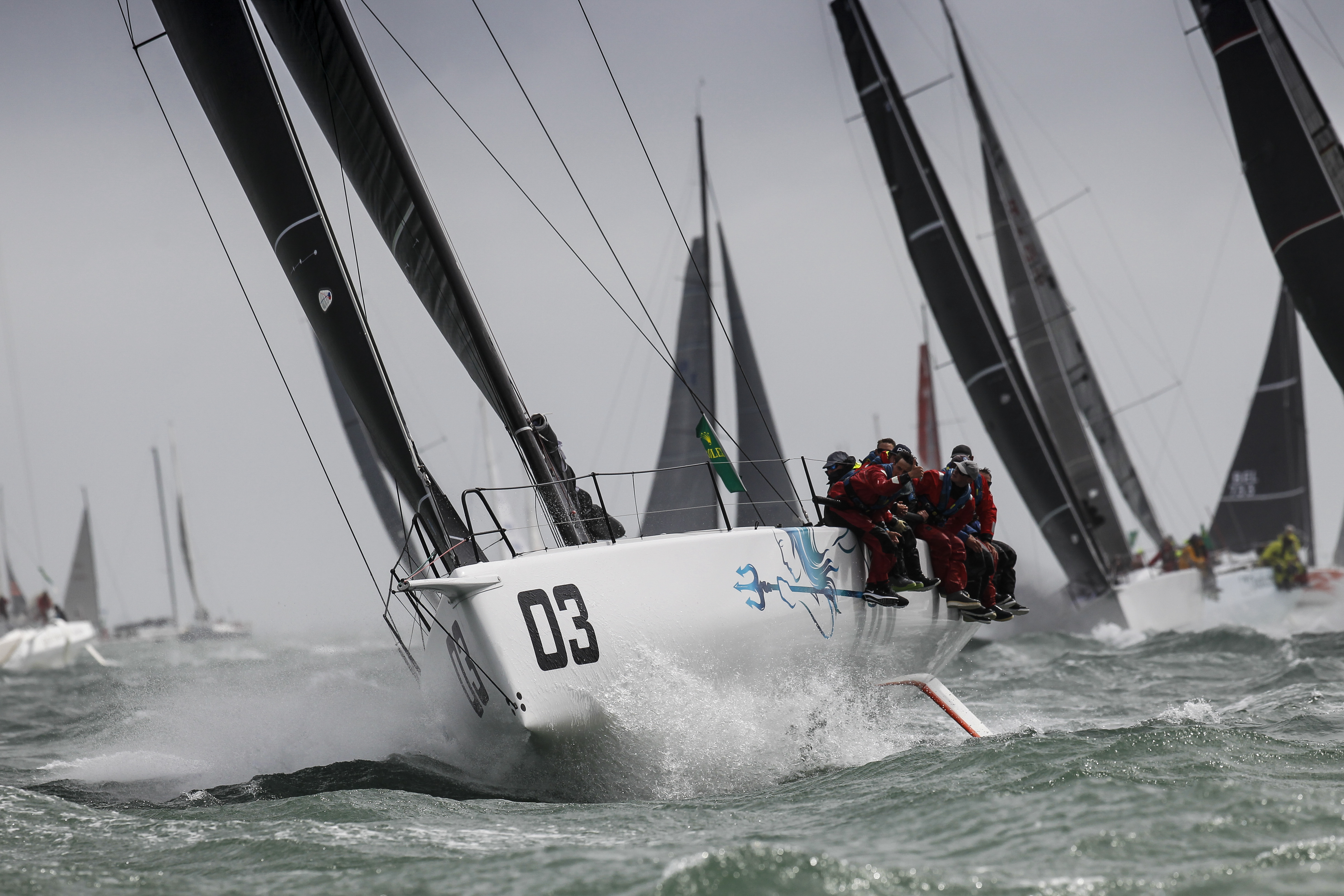 INO XXX, owned by RORC Commodore James Neville. © Paul Wyeth/www.pwpictures.com