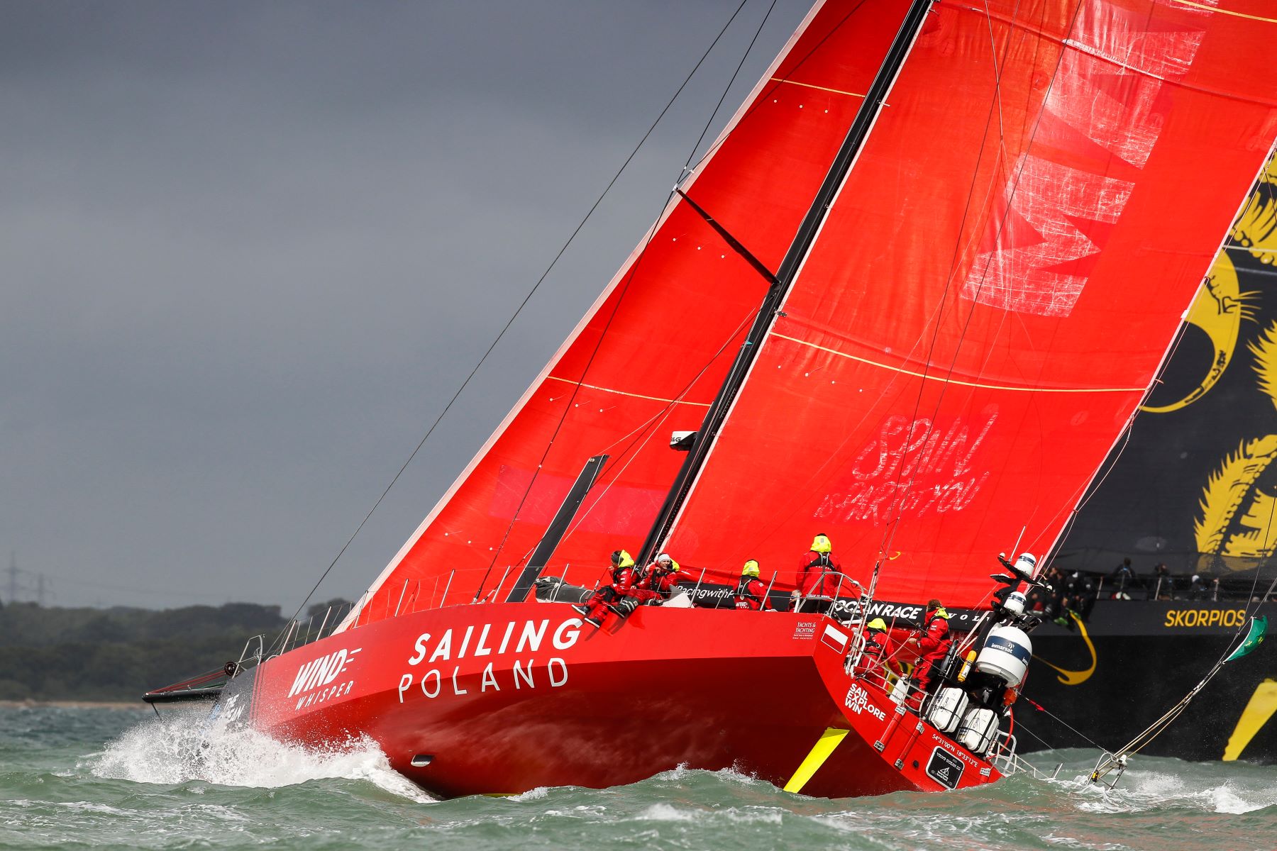 Robert Gwozdz’s VO65 Sailing Poland © Paul Wyeth/pwpictures.com