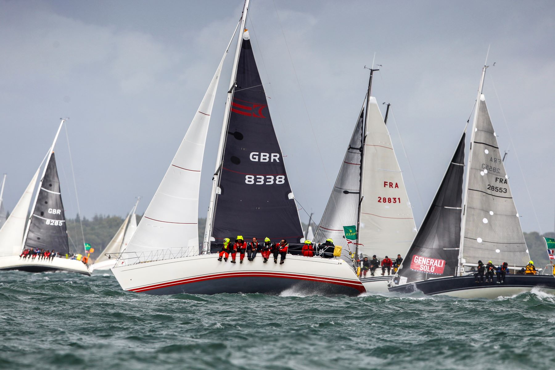 Chris and Vanessa Choules' Sigma 38, With Alacrity, is currently in 5th in IRC Four. © Paul Wyeth/www.pwpictures.com