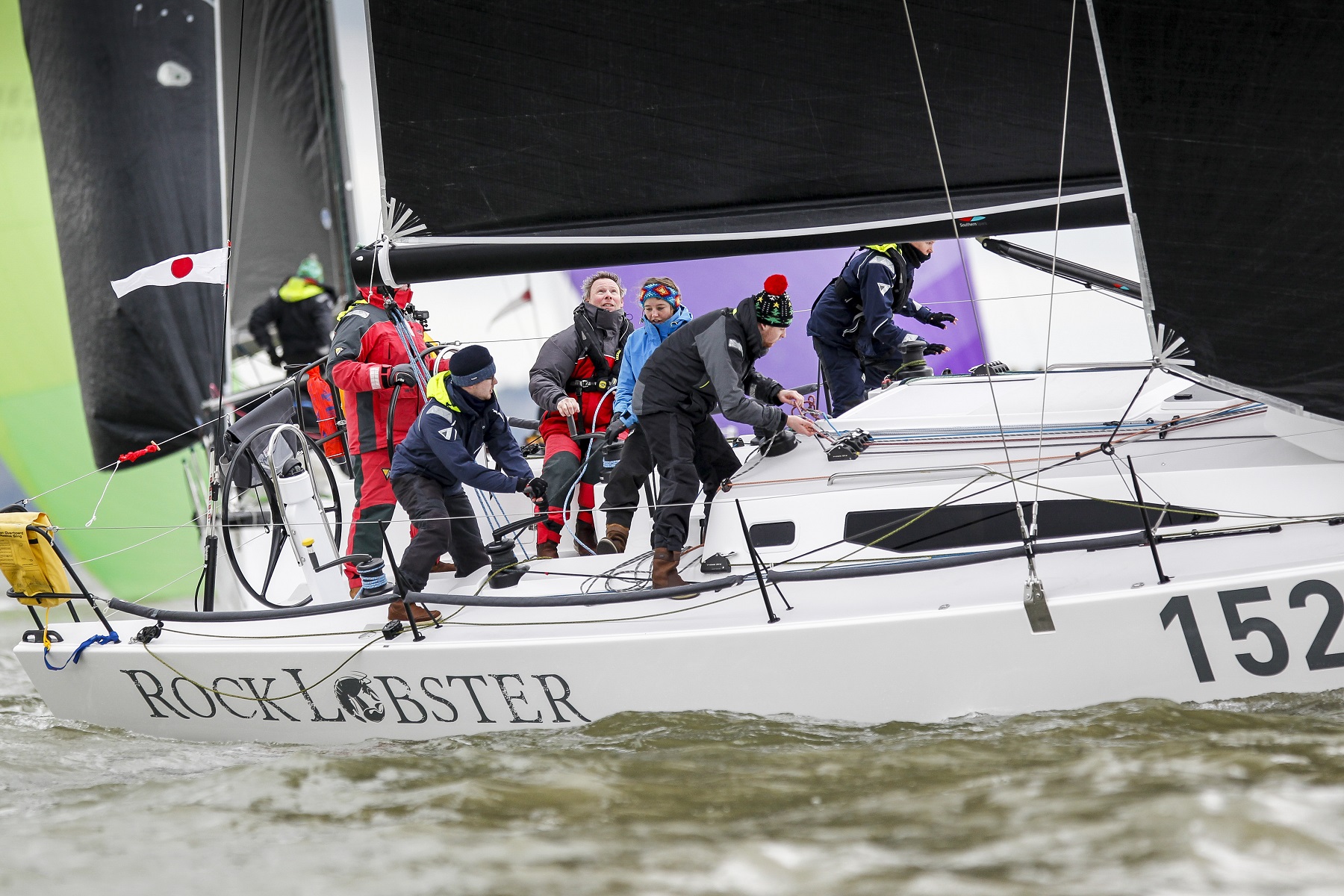 Rock Lobster is a J/121 owned by Nick Angel and sailed with a young crew © Paul Wyeth/pwpictures.com 