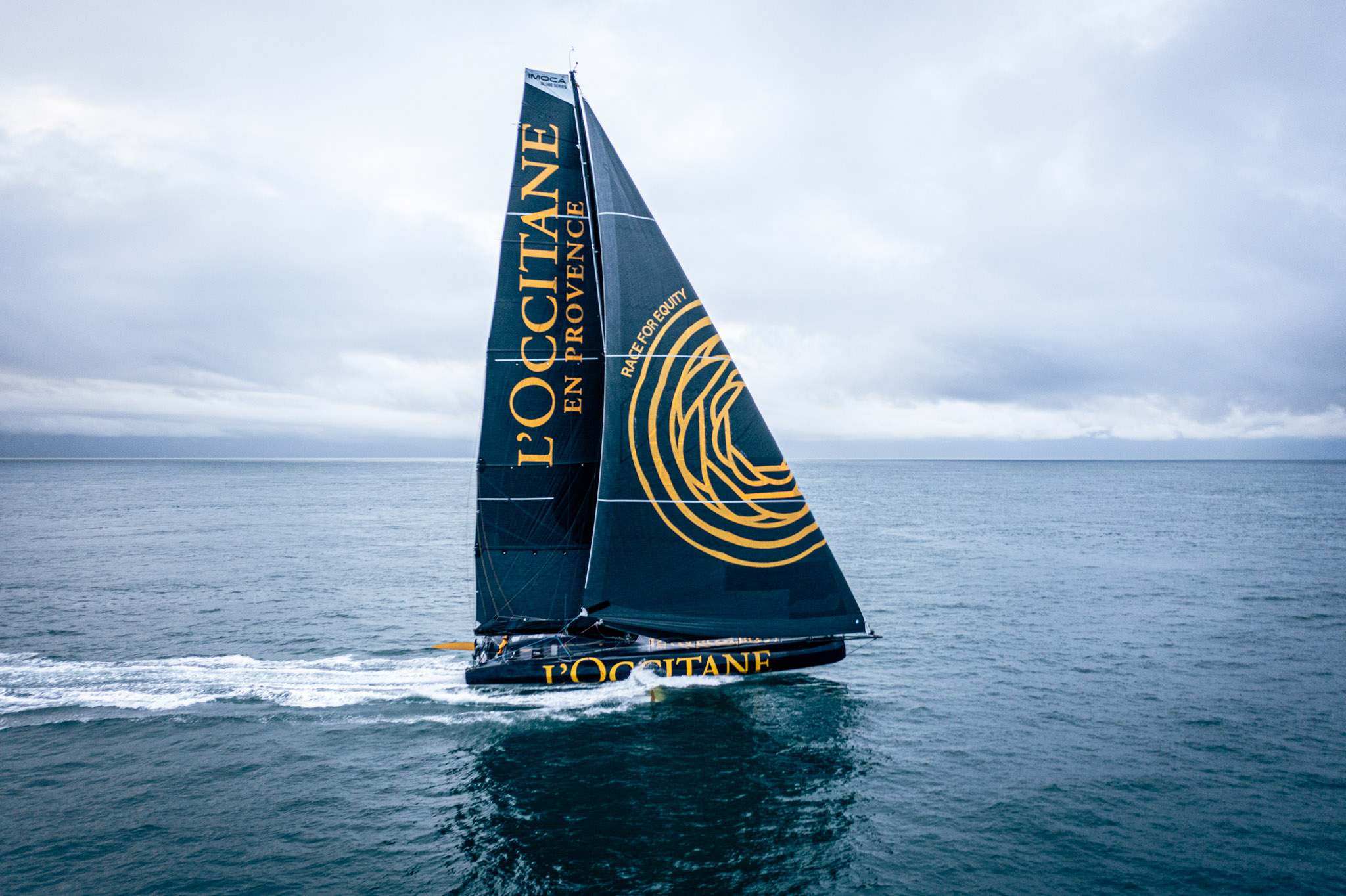 L'Occitane en Provence was skippered by Clarisse Cremer, finishing in 6th place out of the 27 IMOCAs still racing © PKC Media L'Occitane Sailing Team