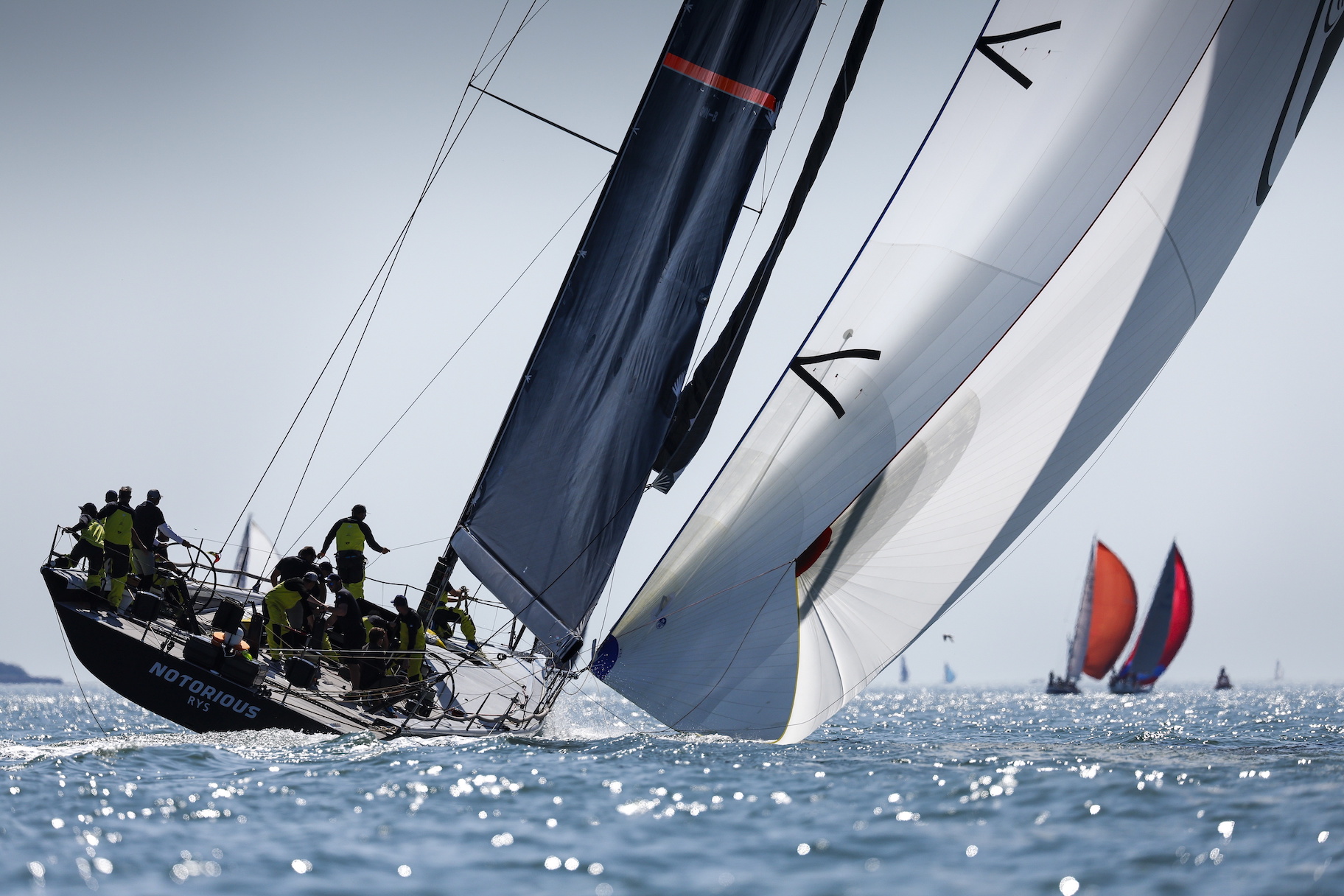 On his Maxi 72 Notorious, Peter Morton and navigator Jules Salter hope to repeat their 2003 victory © Paul Wyeth