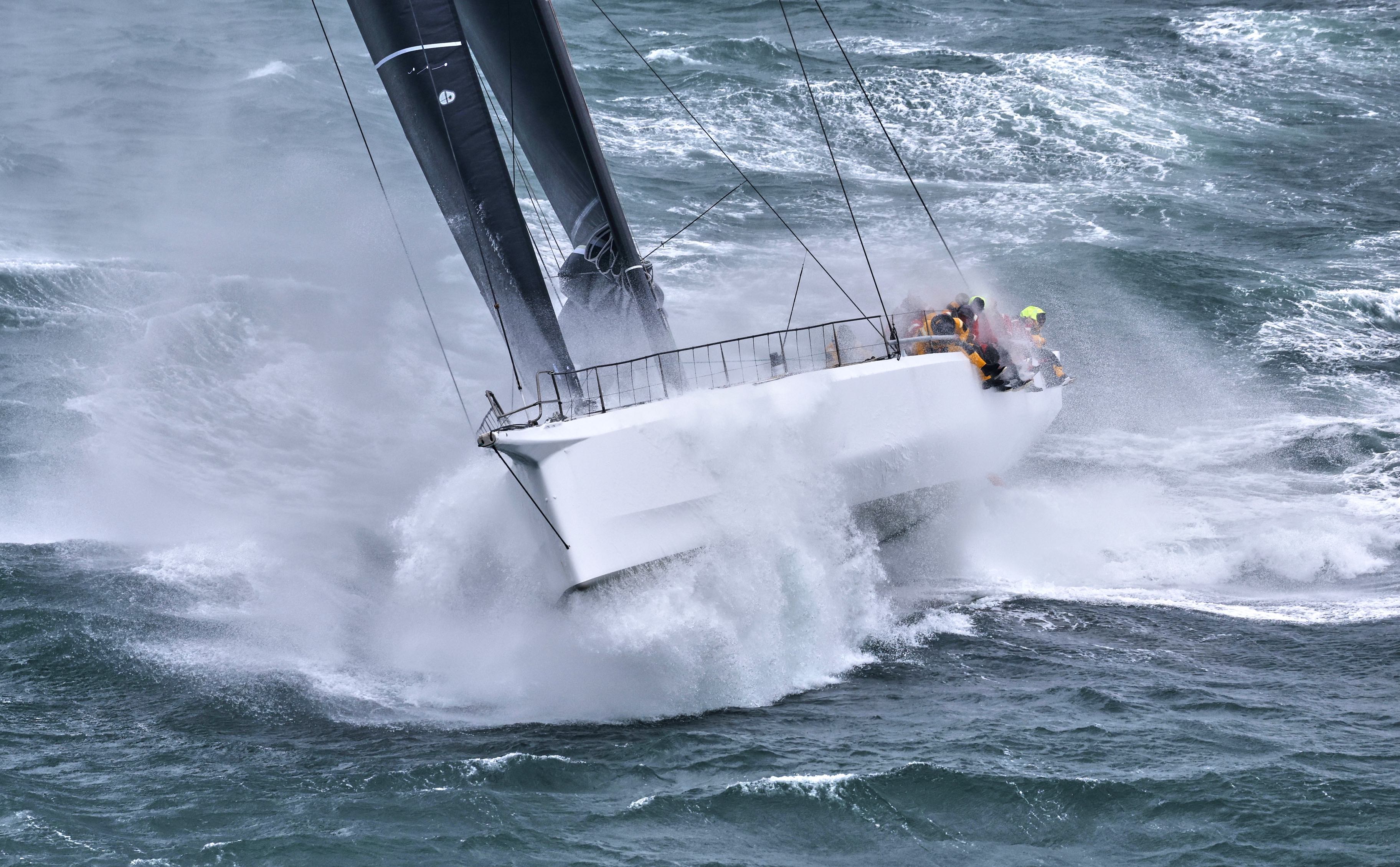 Bryon Ehrhart's Lucky was previously the line honours winner Rambler 88. © ROLEX/Carlo Borlenghi                                  