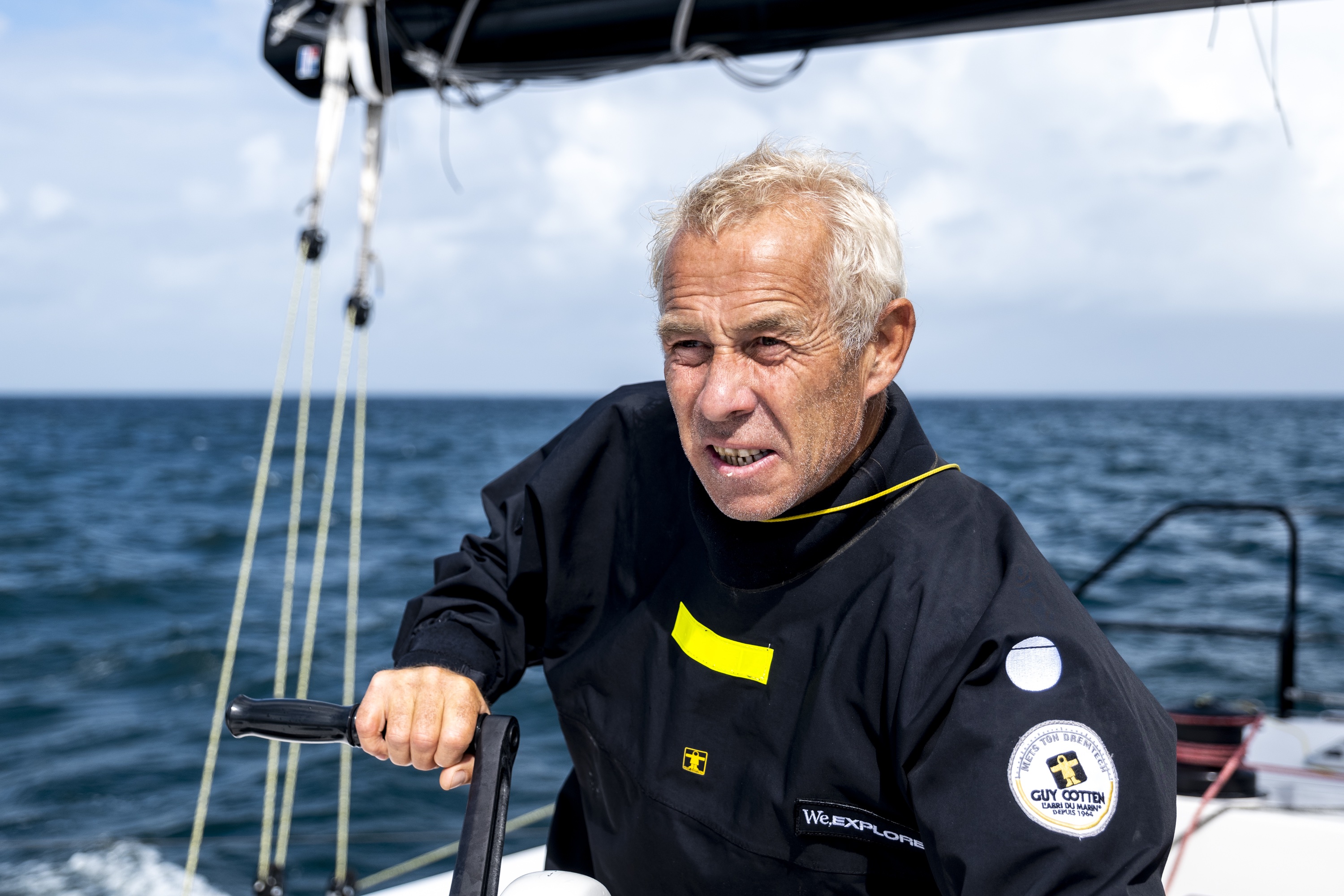 Route du Rhum IMOCA winner Roland Jourdain © We Explore