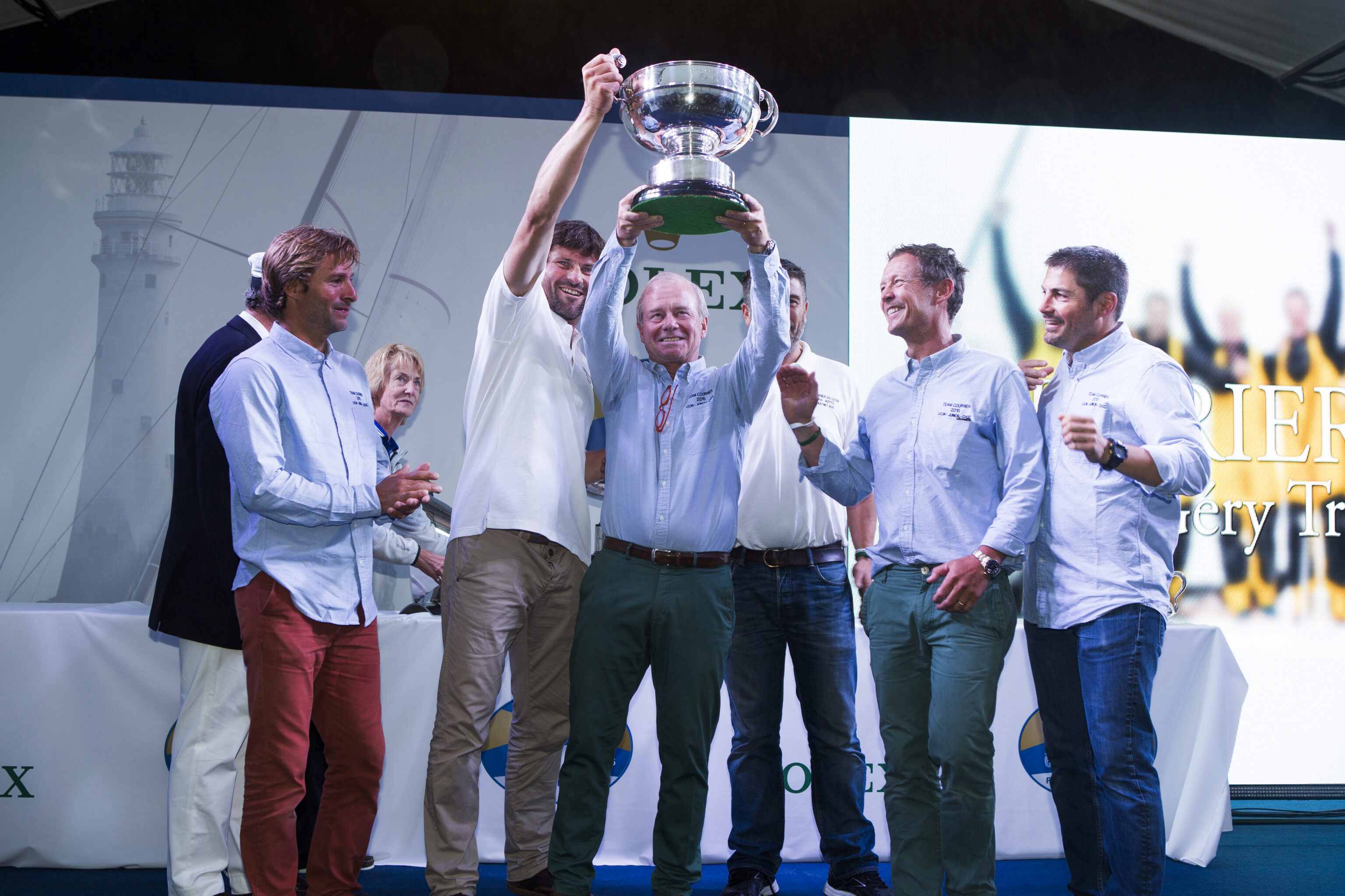17th participation for Géry Trentesaux who won overall with his JPK 10.80 Courrier du Leon in the 2015 edition © ELWJ Photography.