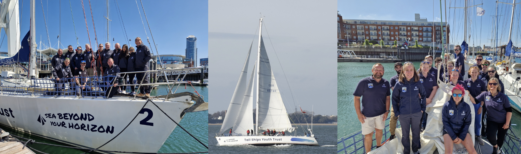 The youth development charity Tall Ships Youth Trust have entered three Challenger 72s in their 8th consecutive participation © TSYT