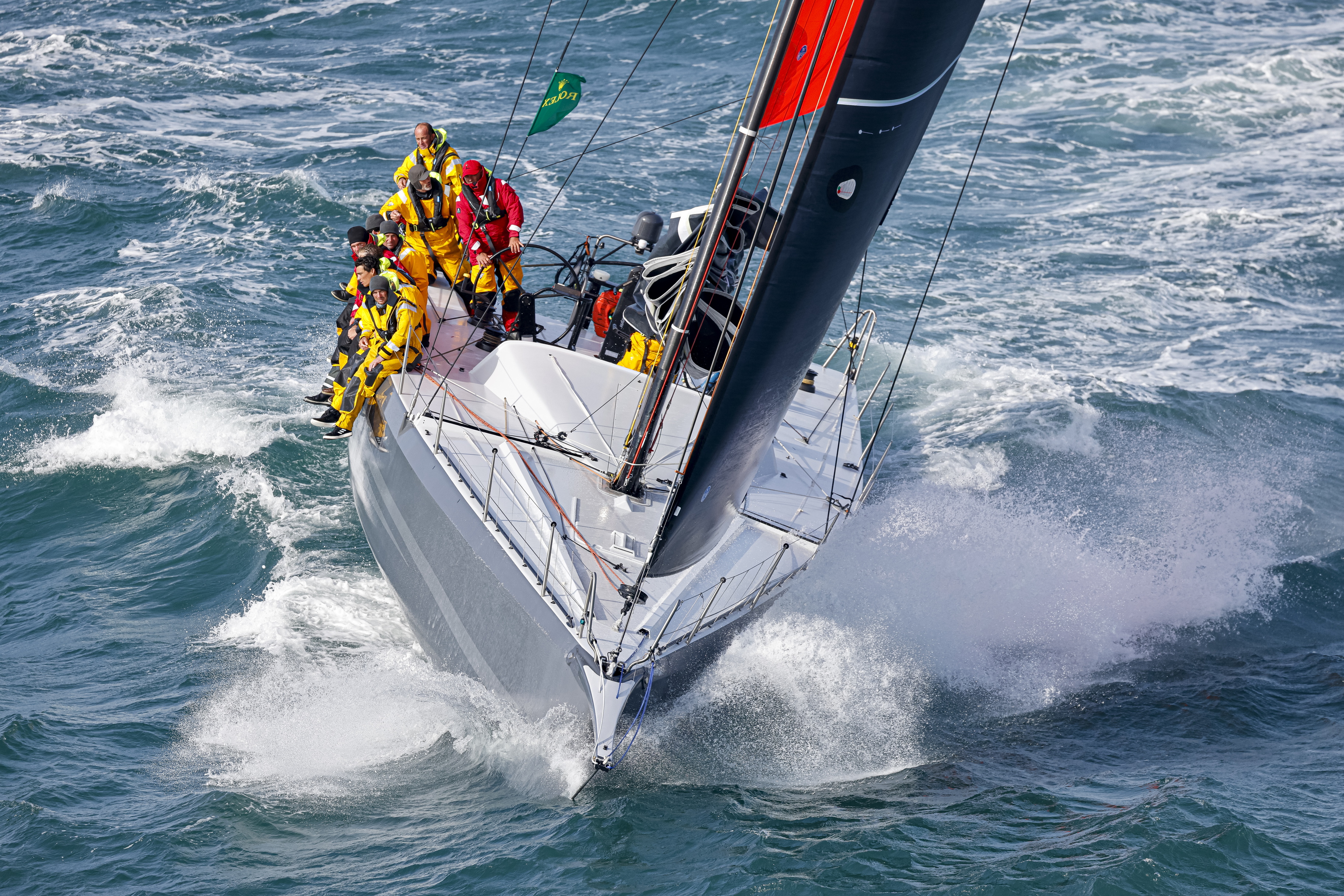 Eric de Turckheim's NMYD 54 Teasing Machine in the 2021 Rolex Fastnet Race © ROLEX/Carlo Borlenghi