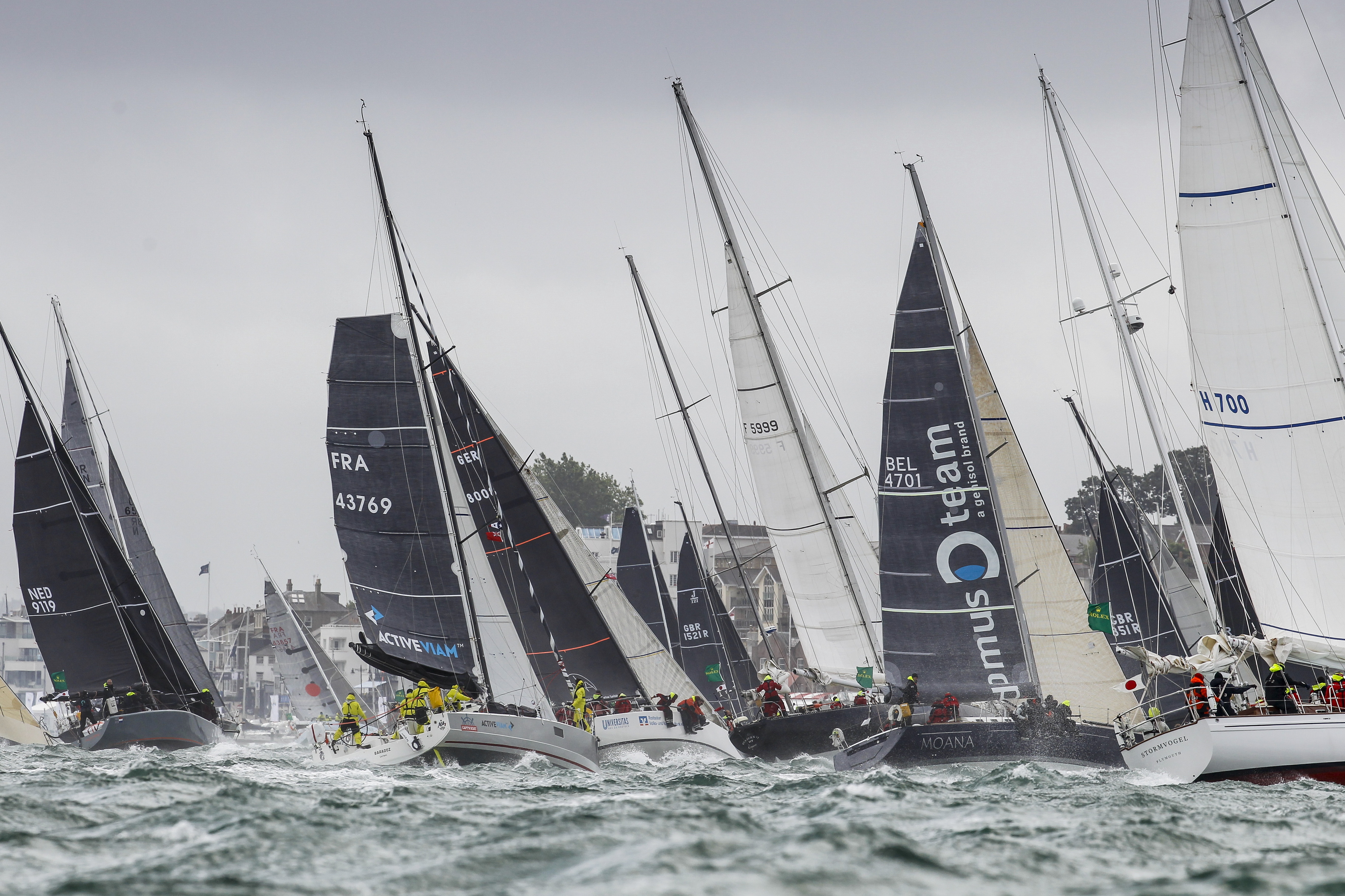 Almost 100 boats in the Rolex Fastnet Race will compete for class victory in IRC One and includes past winners  © Paul Wyeth/pwpictures.com 